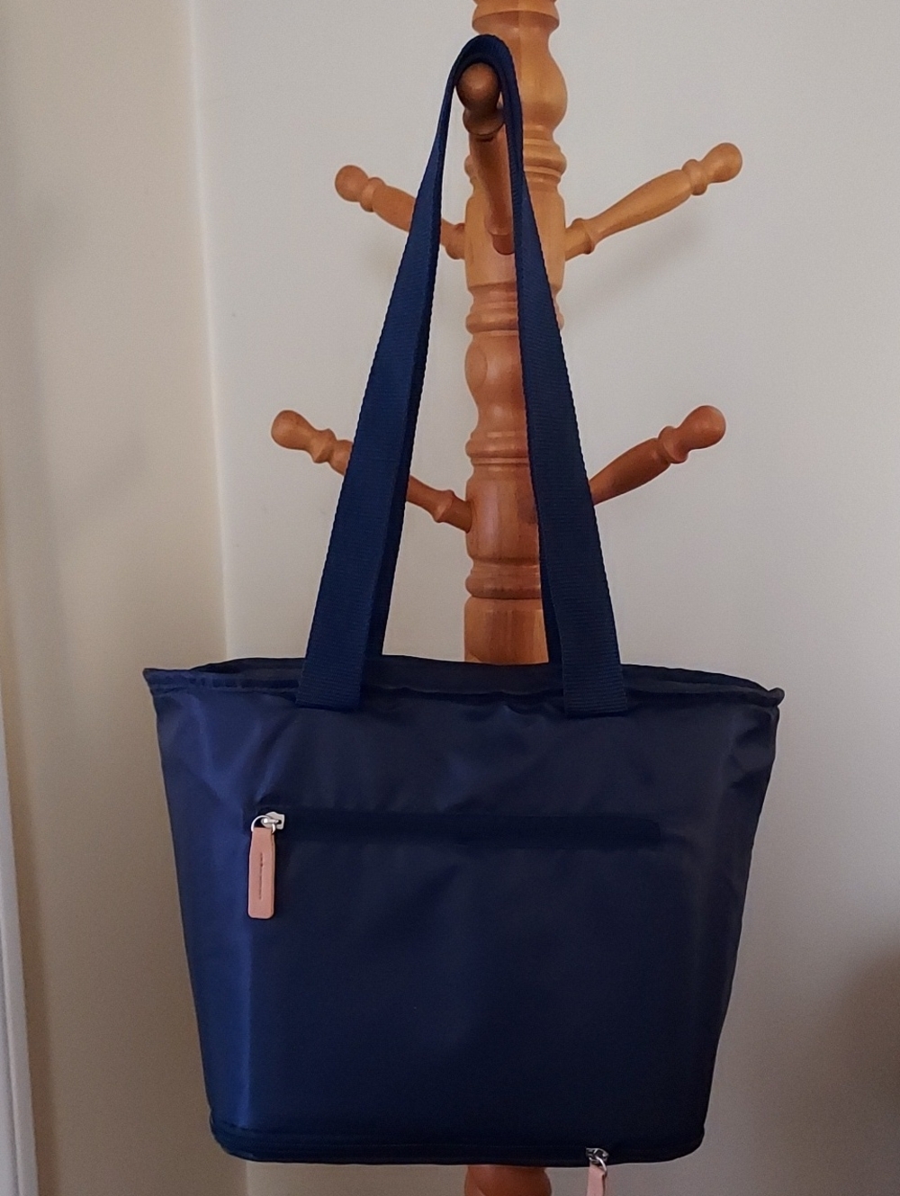Califirnia Innovations Navy Quilted Lunch Tote Bag - Picture 5 of 9